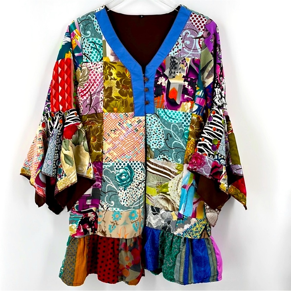 Patchwork jacket/dress/kimono